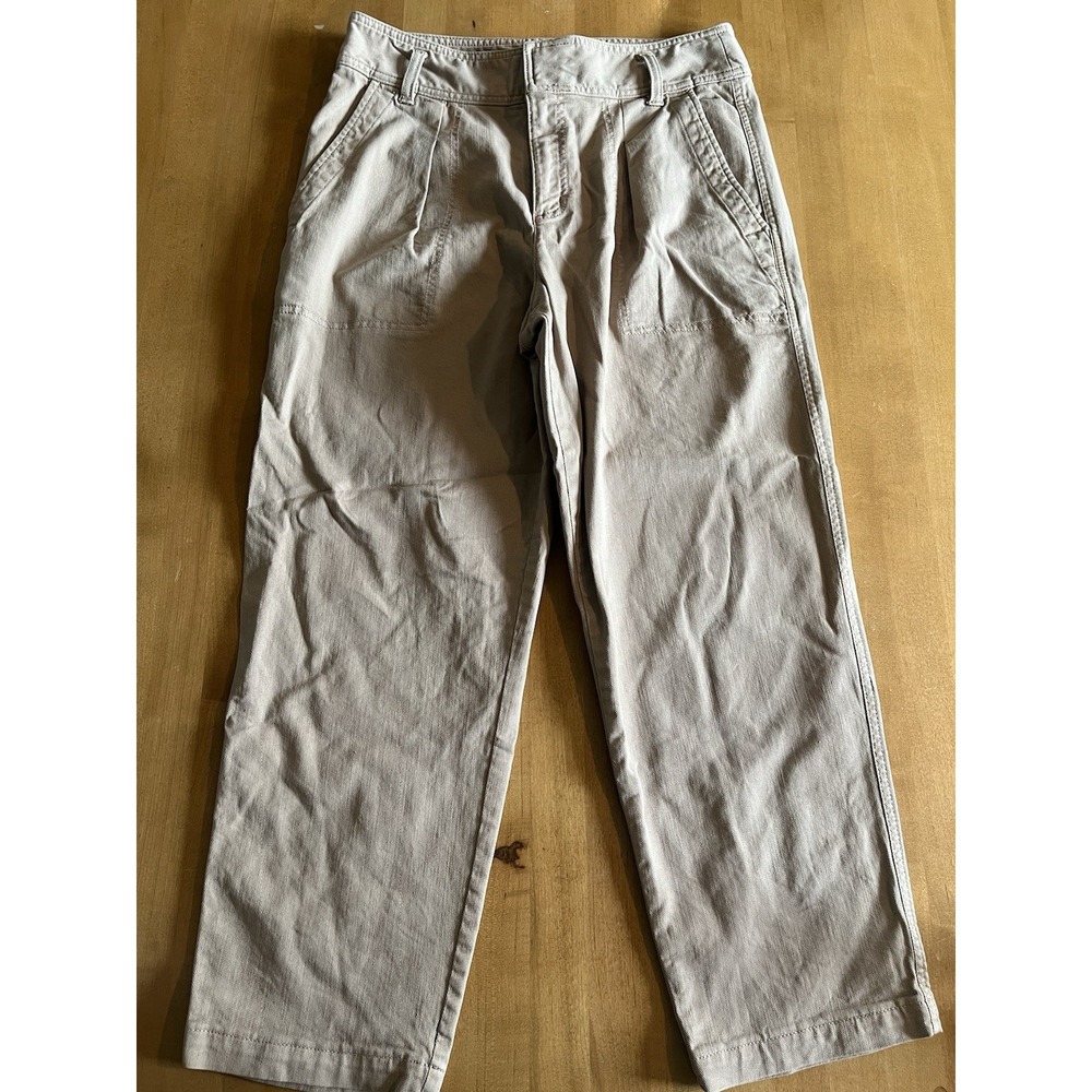 Ann Taylor Loft Women's Sz 8 Khaki Beige Tan Pants Sz 8 Work Wear Classic